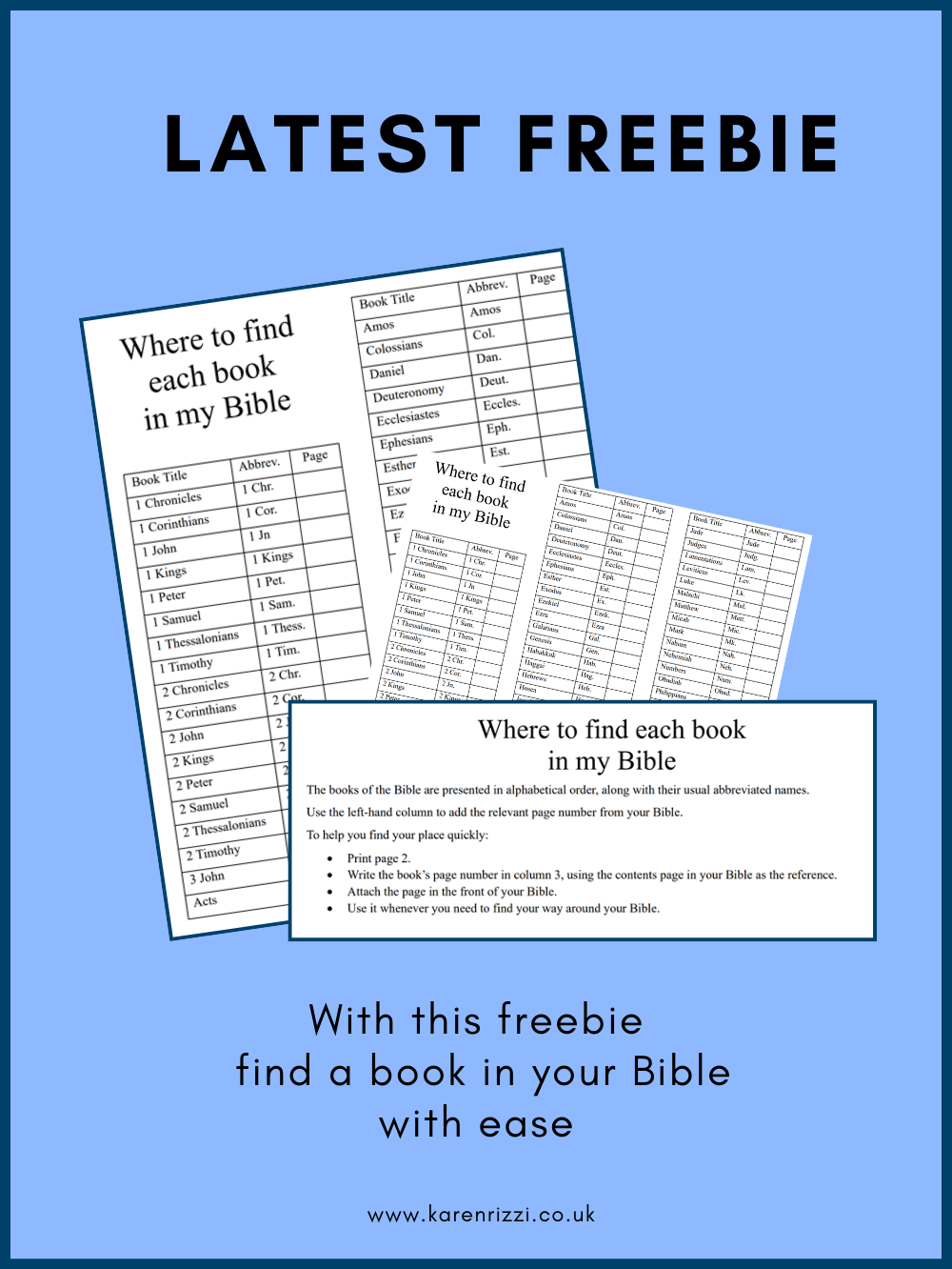 Latest Freebie
